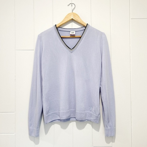 Dale of Norway Extra Fine Merino Wool Kristian V-Neck Sweater - Picture 6 of 10